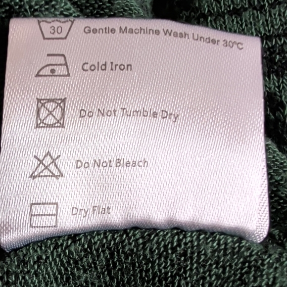 Cestyle Green Cowl Neck Tunic with Button Detail Size XL - Picture 6 of 6